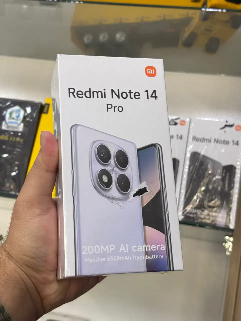 redmi note 14Pro حافظه ۲۵۶گیگ رم۸ گلوبال نوت۱۴پرو|موبایل|تهران, نازی‌آباد|دیوار