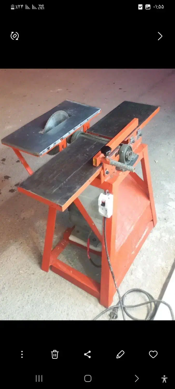 اره نجاری کارگاهی|ماشین‌آلات صنعتی|اهر, |دیوار