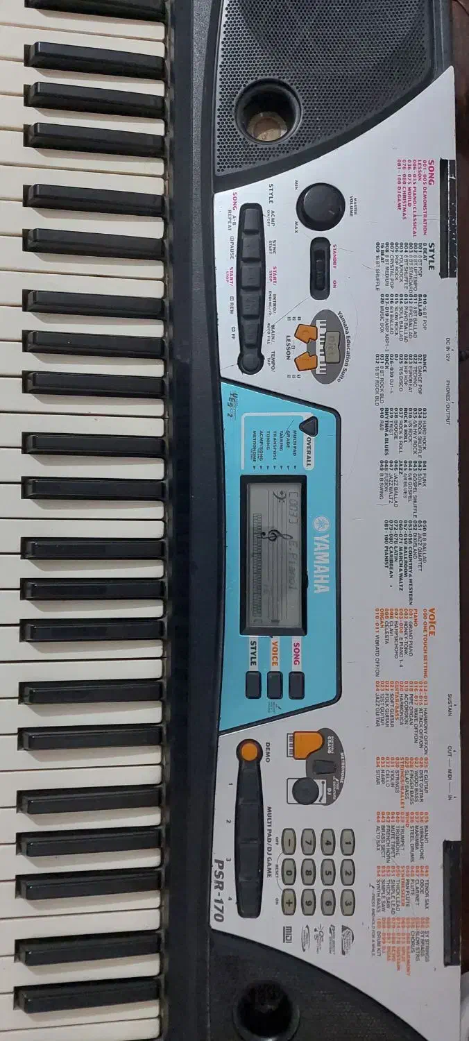 پیانو کیبورد یاماها|پیانو، کیبورد، آکاردئون|کرمانشاه, |دیوار