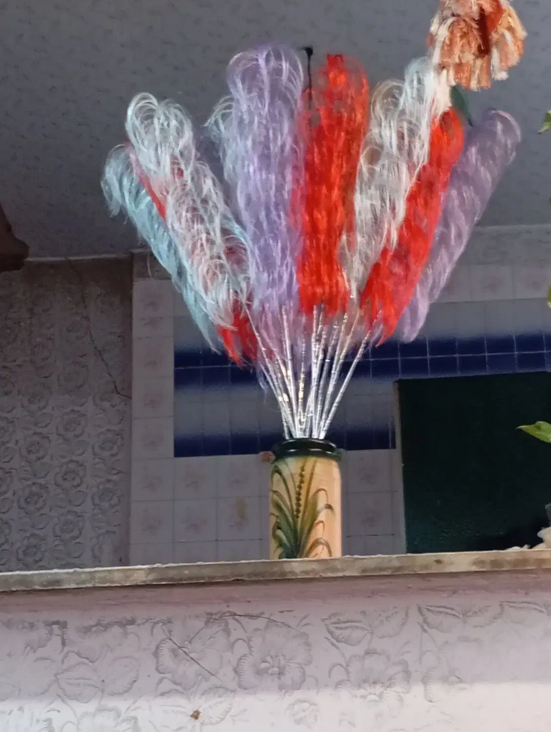 گل تو هر رنگی شاخه ای 60|گل مصنوعی|گرگان, |دیوار