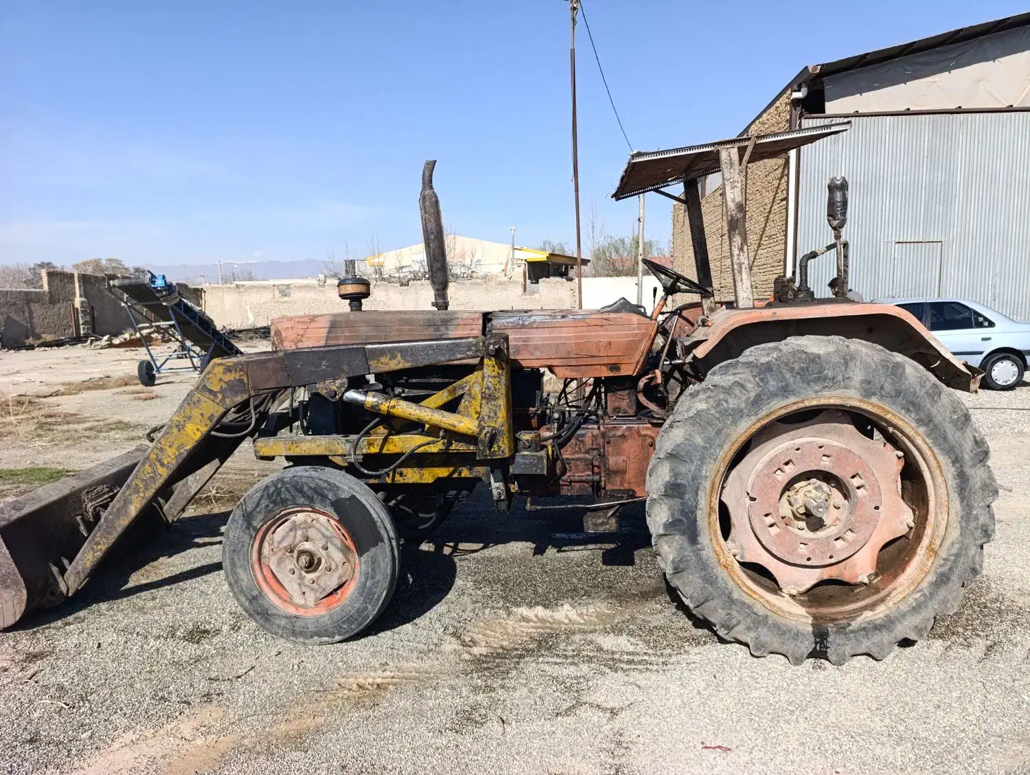 تراکتور رومانی بیل دار مدل71 فوری|خودرو سنگین|هشتگرد, مدرس|دیوار