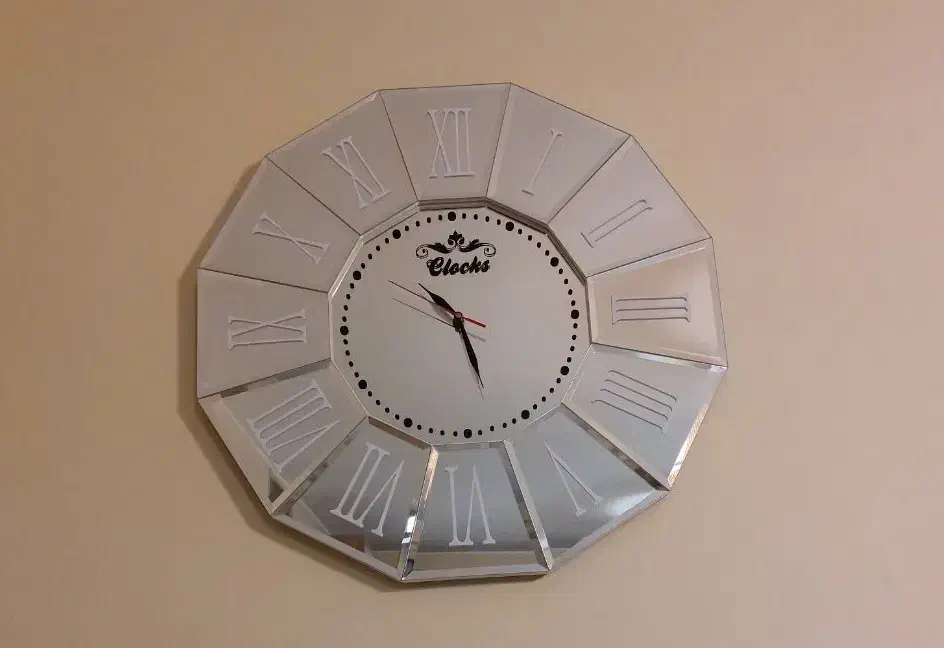 ساعت دیواری آیینه ای مدل ونیزی|ساعت دیواری و تزئینی|تهران, فاطمی|دیوار