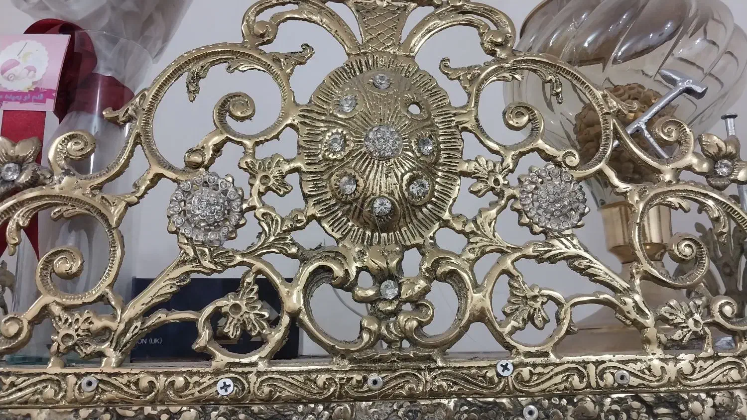 بوفه (گنجه) برنجی|بوفه، ویترین، کنسول|بردسکن, |دیوار