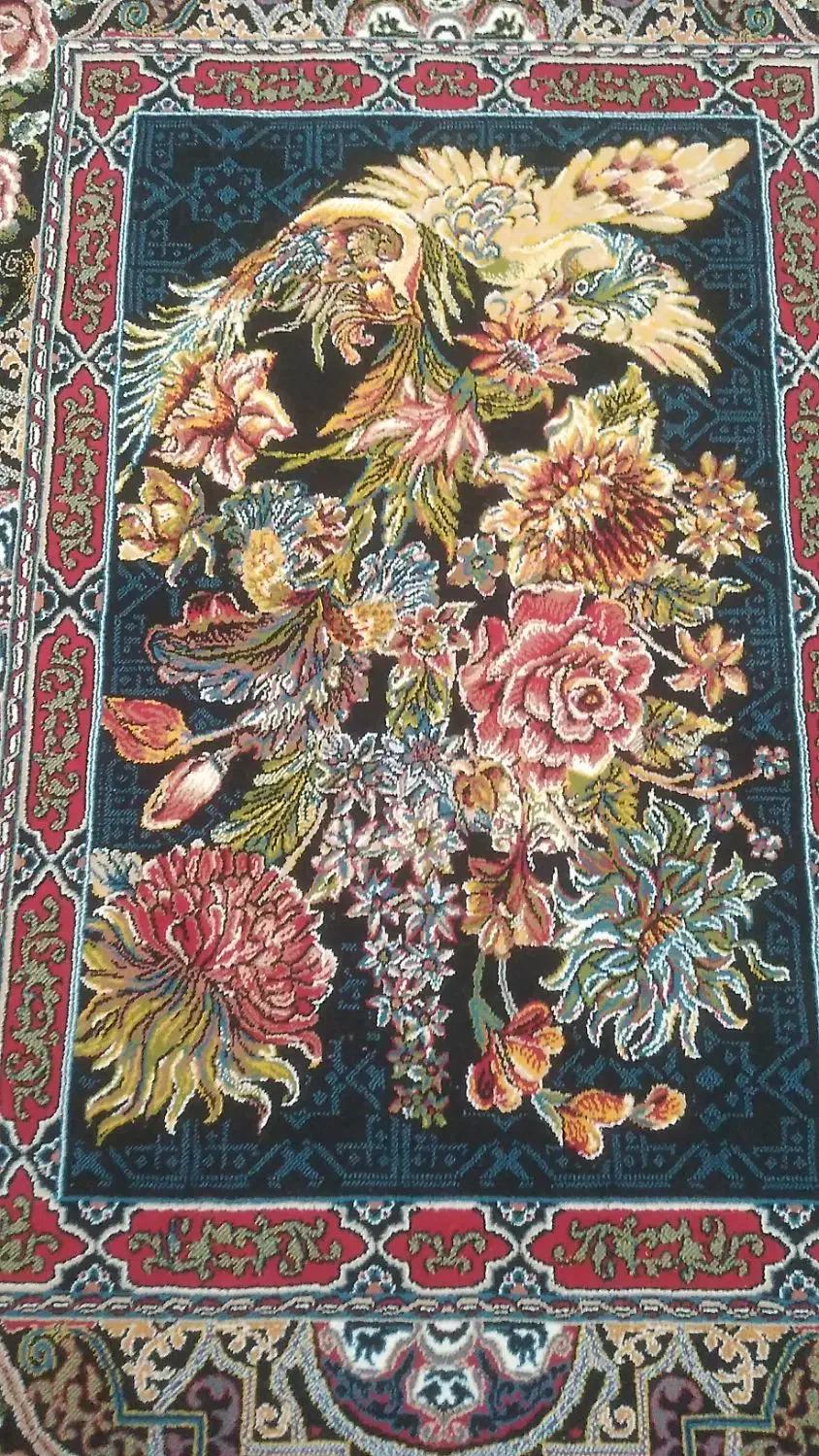 ۳تخته فرش ۹متری جفت هزارشانه تمام نج|فرش|رباطکریم, نصیرشهر|دیوار