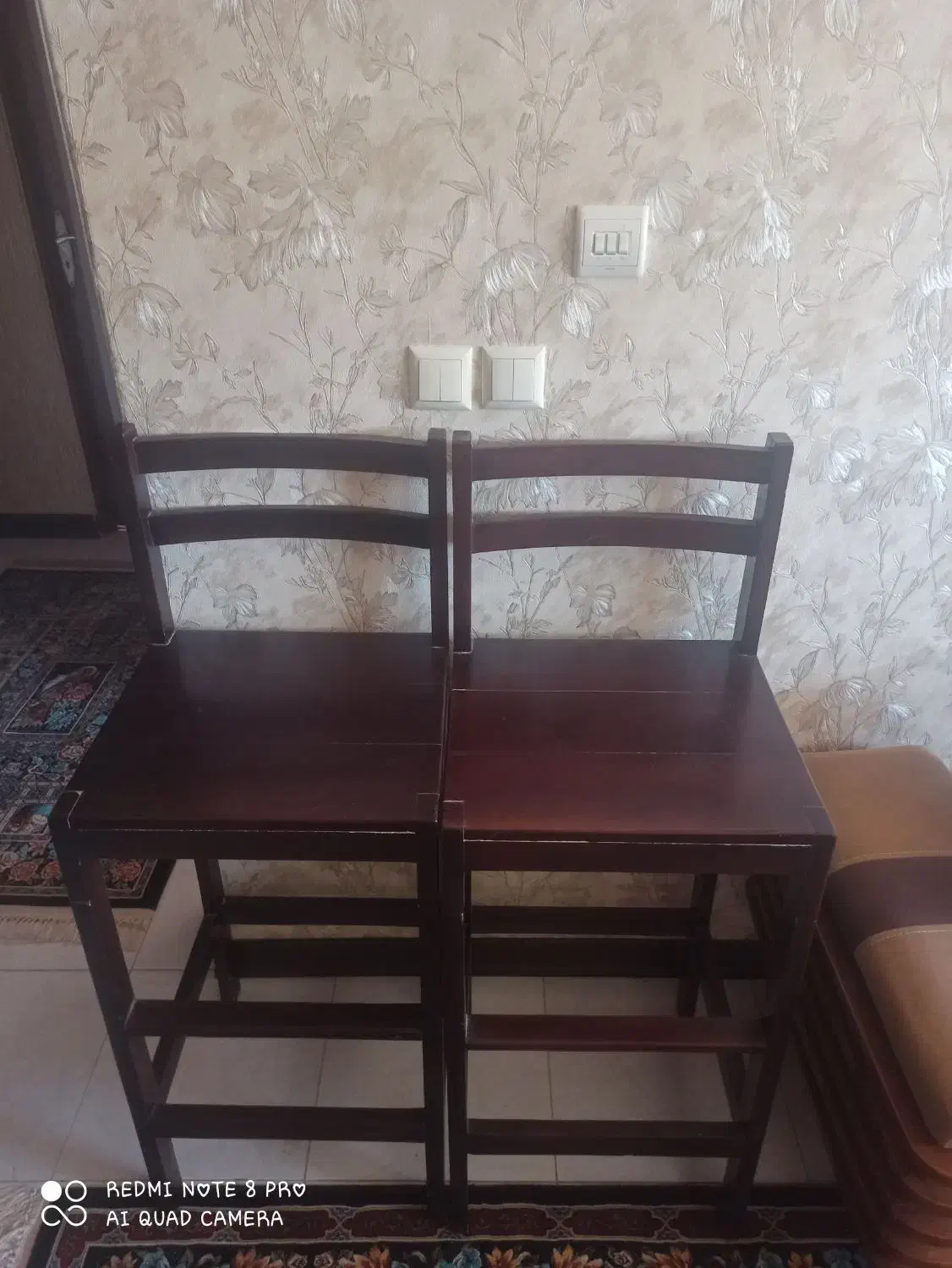 ۴ عدد صندلی نهار خوری تمیز و سالم|میز و صندلی غذاخوری|صدرا-فارس, فاز ۱|دیوار