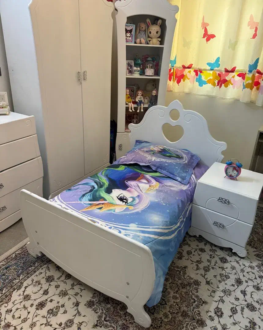 سرویس خواب کودک ۷ تیکه|تخت و سرویس خواب|اصفهان, چرخاب|دیوار