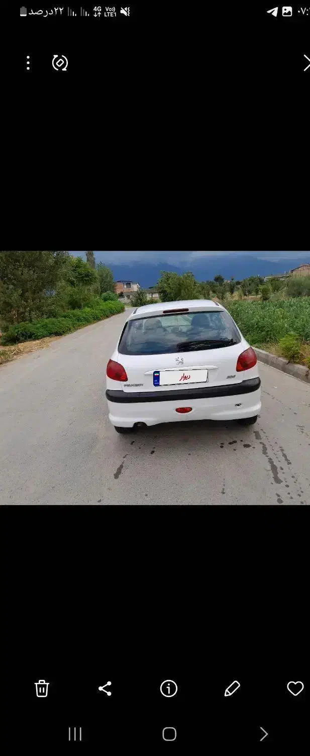 ۲۰۶ تیپ پنج بی رنگ موتور به شرط|خودرو سواری و وانت|گرگان, |دیوار