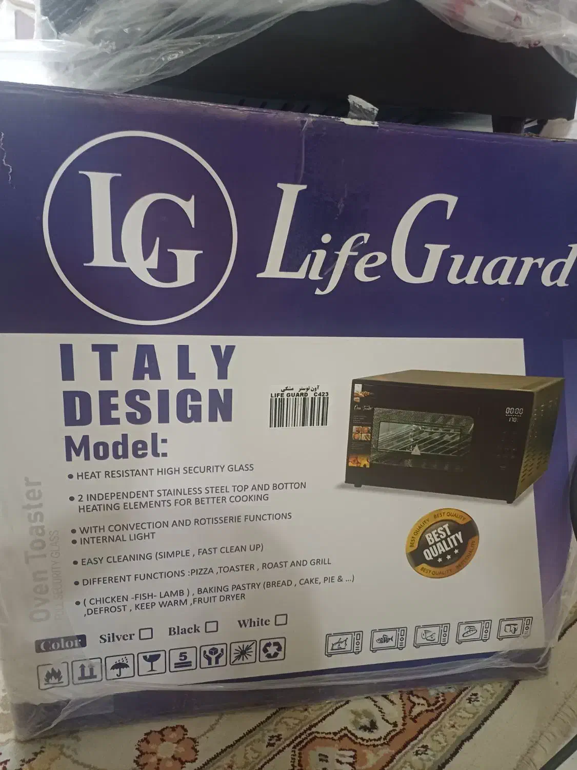 مایکروویو نو ایتالیایی|اجاق گاز و لوازم برقی پختوپز|نجفآباد, امام خمینی|دیوار