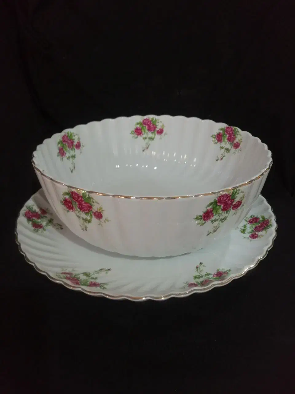 ظروف گلسرخی طرح جدید|ظروف سرو و پذیرایی|رشت, شهرک قدس|دیوار