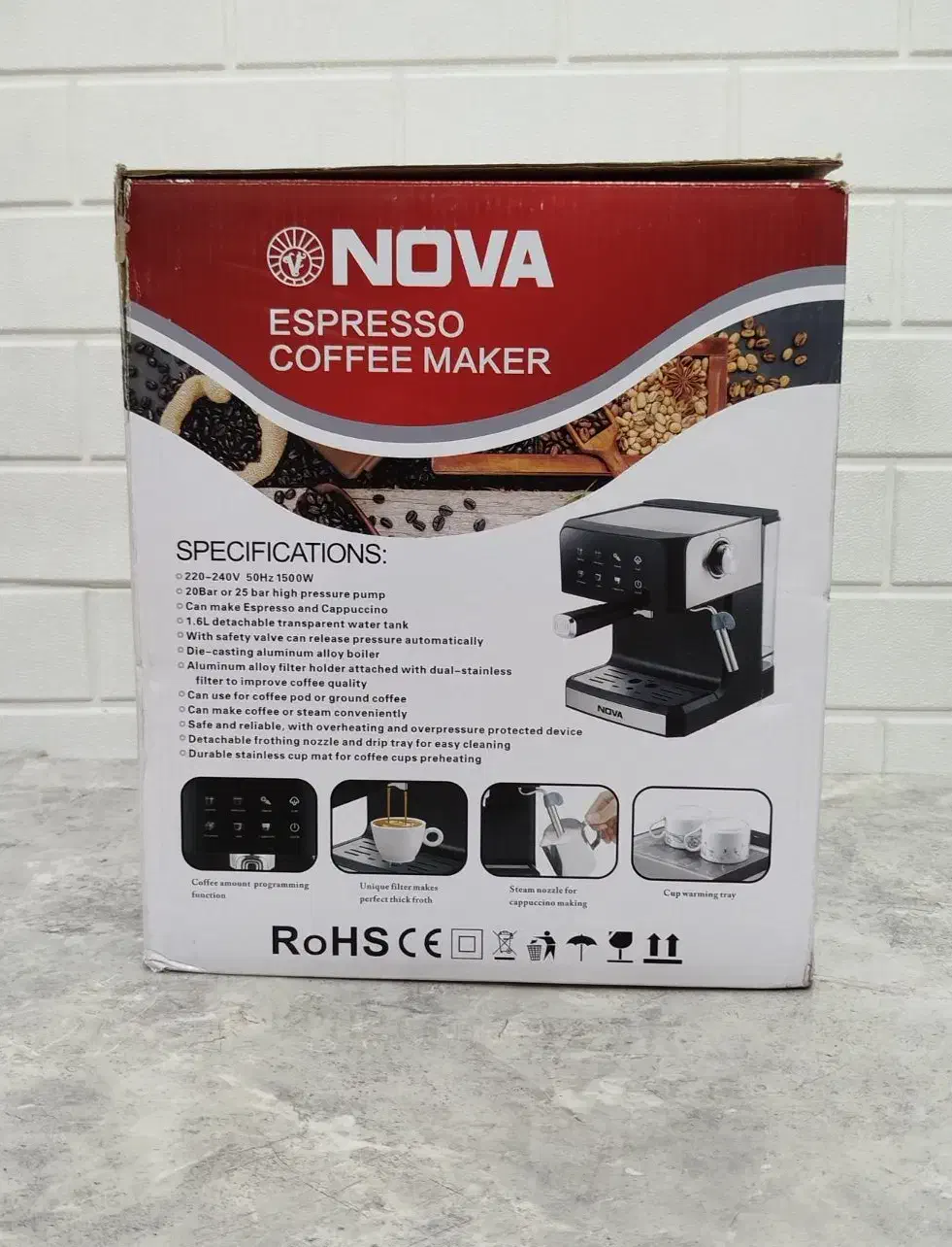 اسپرسوساز نوا ۱۷۳ لمسی / قهوه ساز اسپرسو ساز اصل|سماور، چایساز، قهوهساز|تهران, افسریه شمالی|دیوار