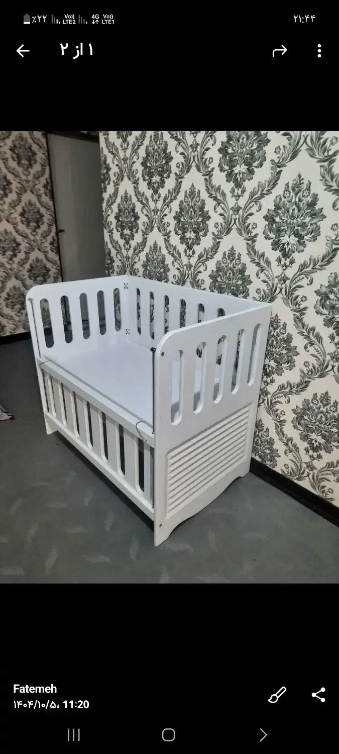 تخت کنار مادر|تخت و صندلی بچه|رباط‌کریم, شهرک والفجر|دیوار