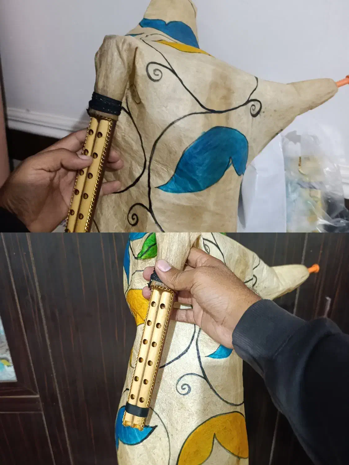 نی انبان تمیز . بندر دیلم|سازهای بادی|دیلم, |دیوار