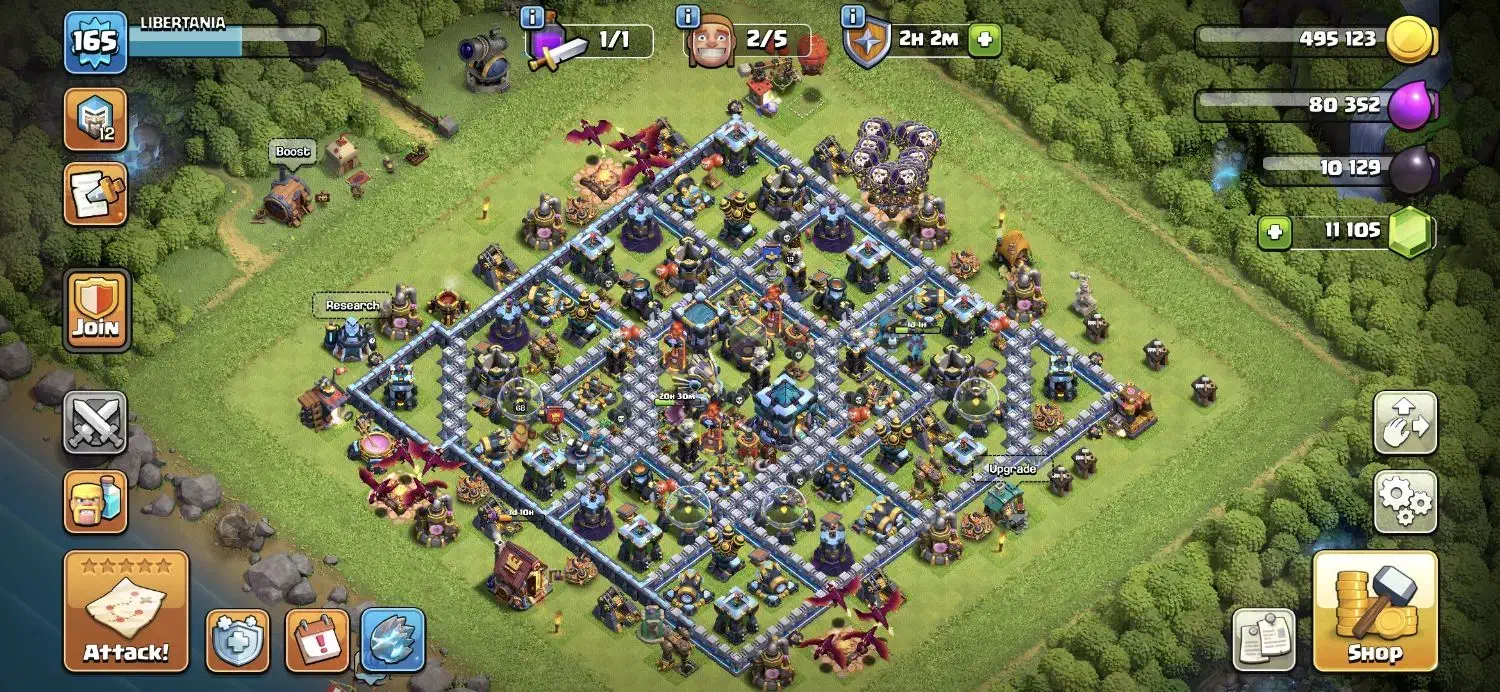 اکانت کلش با ۱۱۰۰۰ جم|کنسول، بازی ویدئویی و آنلاین|تهران, صد دستگاه|دیوار