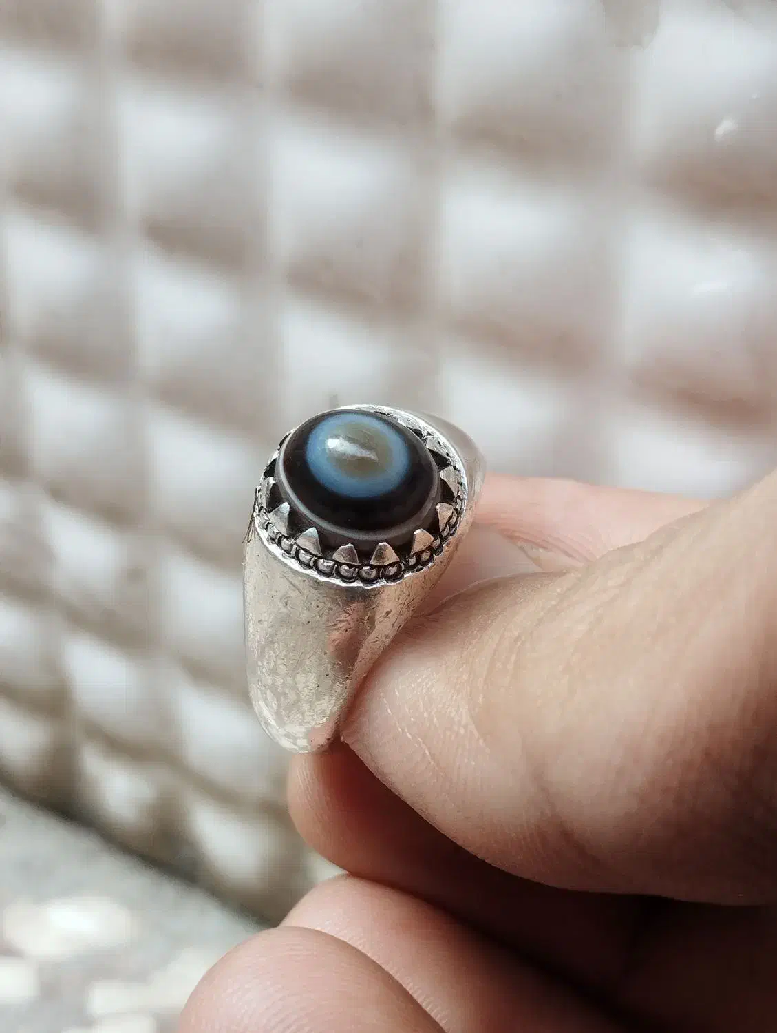 انگشتر نقره باباقوری|جواهرات|قم, نیروگاه|دیوار