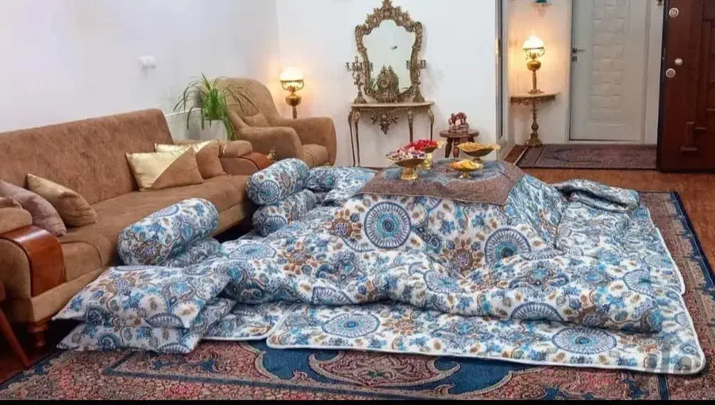 لحاف کرسی شب یلدا|رختخواب، بالش، پتو|شهرکرد, |دیوار