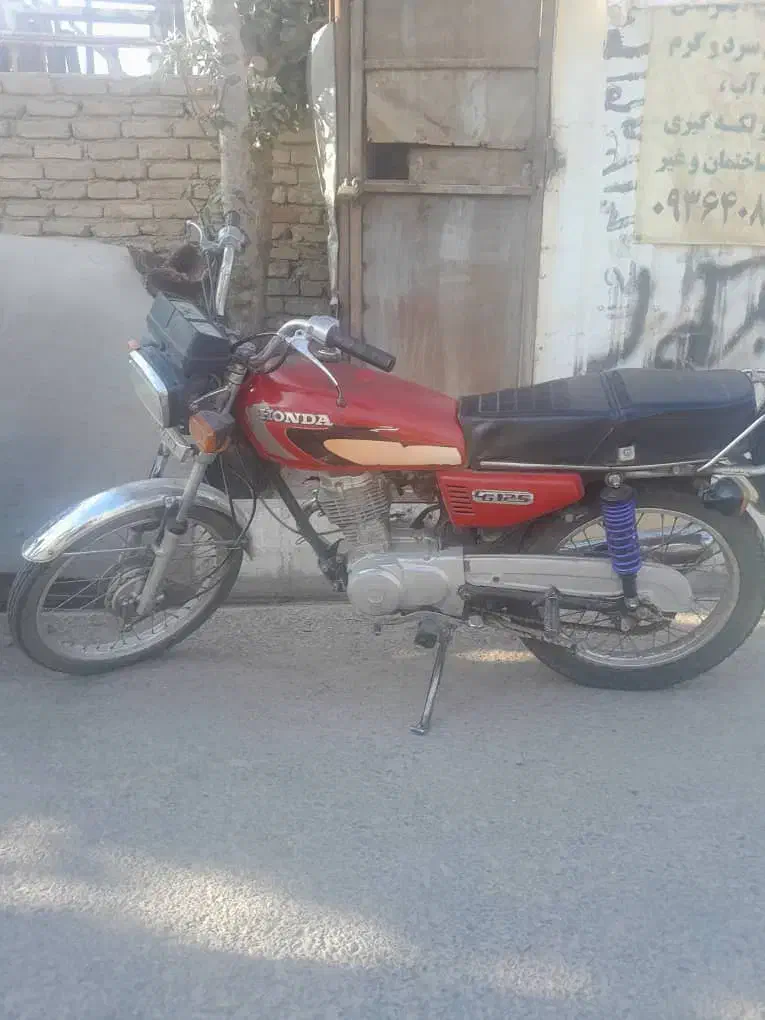 متورهندا ۱۲۵ مدل ۹۵|موتورسیکلت|قرچک, مهدیه|دیوار