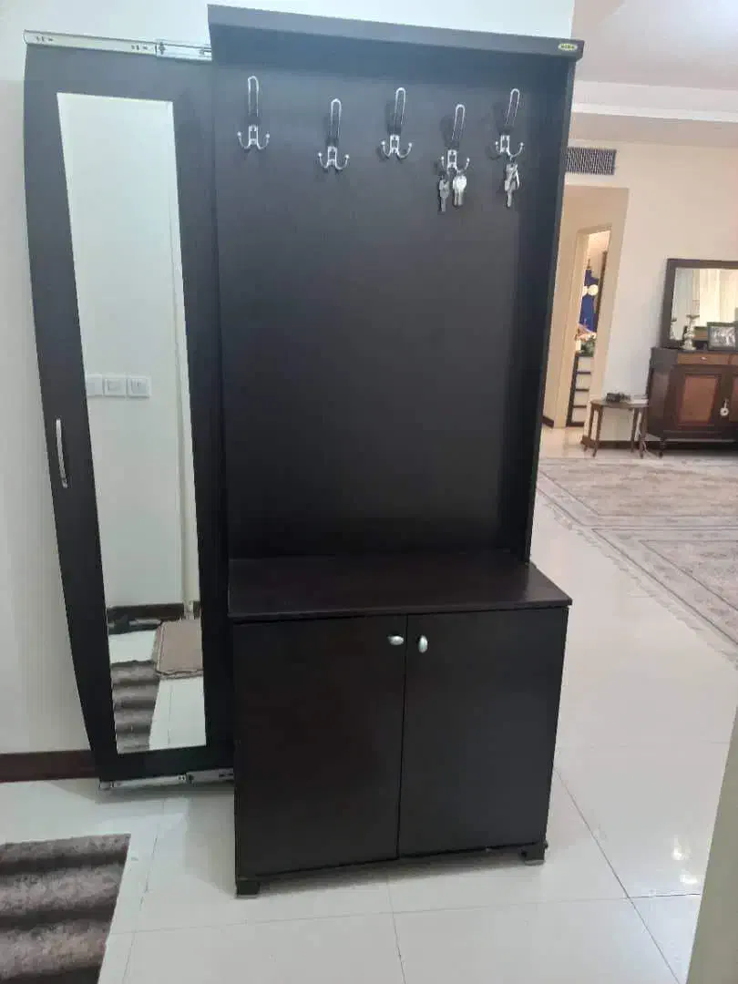 جا کفشی در حد نو ام دی اف ضد خش|جاکفشی، کمد، دراور|فردیس, دهکده|دیوار