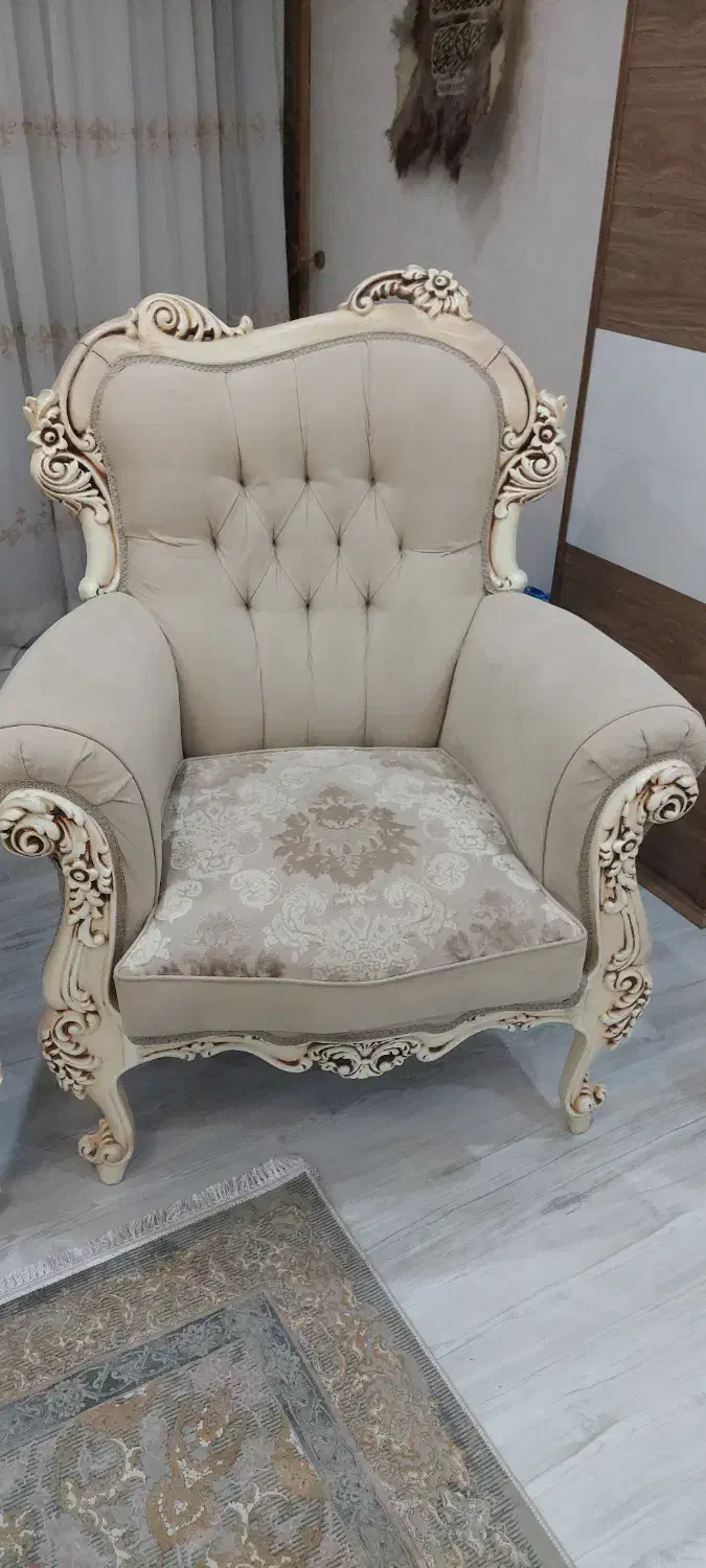 مبلمان کلاسیک ۷نفره|مبلمان خانگی و میز عسلی|کرج, استاندارد|دیوار