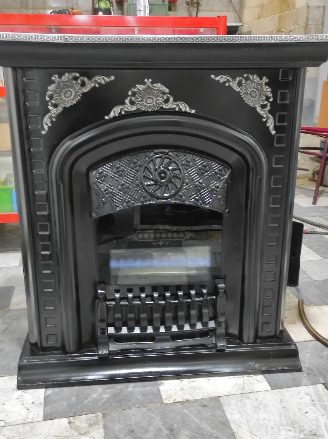 بخاری طرح شومینه|بخاری، هیتر، شومینه|نسیمشهر, |دیوار