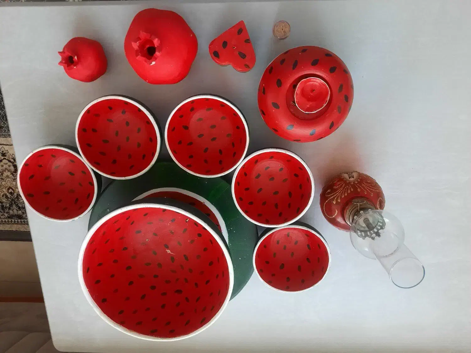 ظروف یلدایی|ظروف سرو و پذیرایی|بومهن, |دیوار