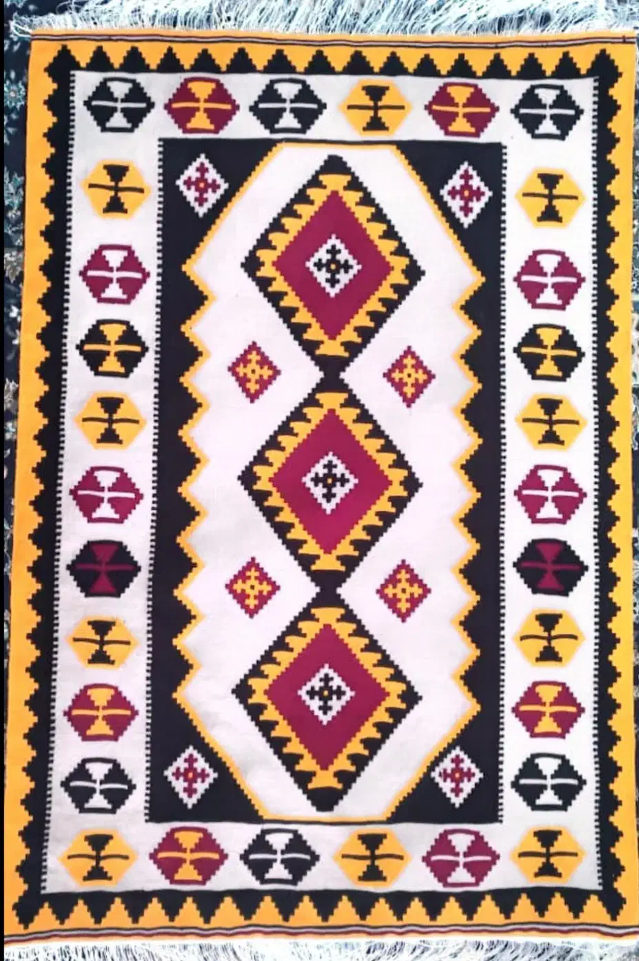 گلیم|گلیم، جاجیم، گبه|فیروزآباد (فارس), |دیوار