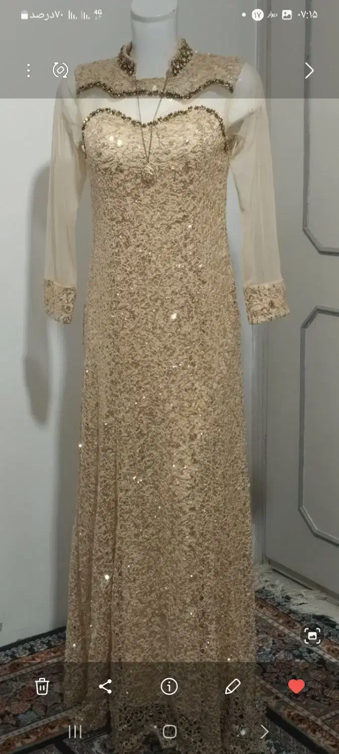 دو عدد پیراهن مجلسی|لباس|خرمآباد, |دیوار