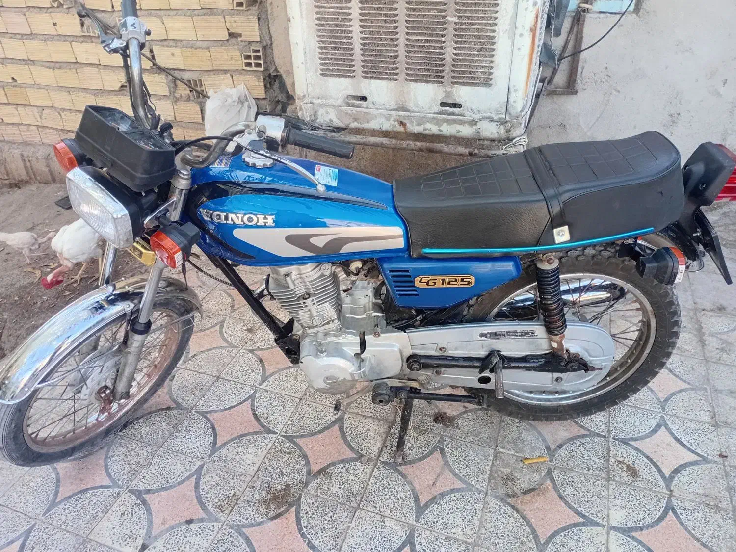 موتور|موتورسیکلت|گنبکی, |دیوار