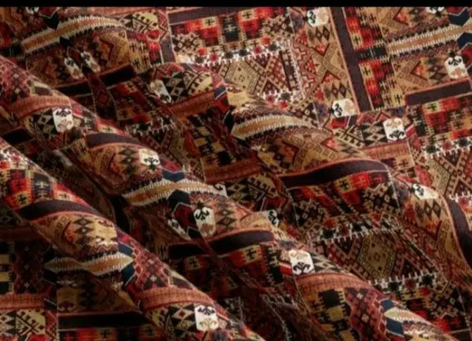 پارچه مخمل پورش|پرده، رانر، رومیزی|اصفهان, فرح آباد|دیوار