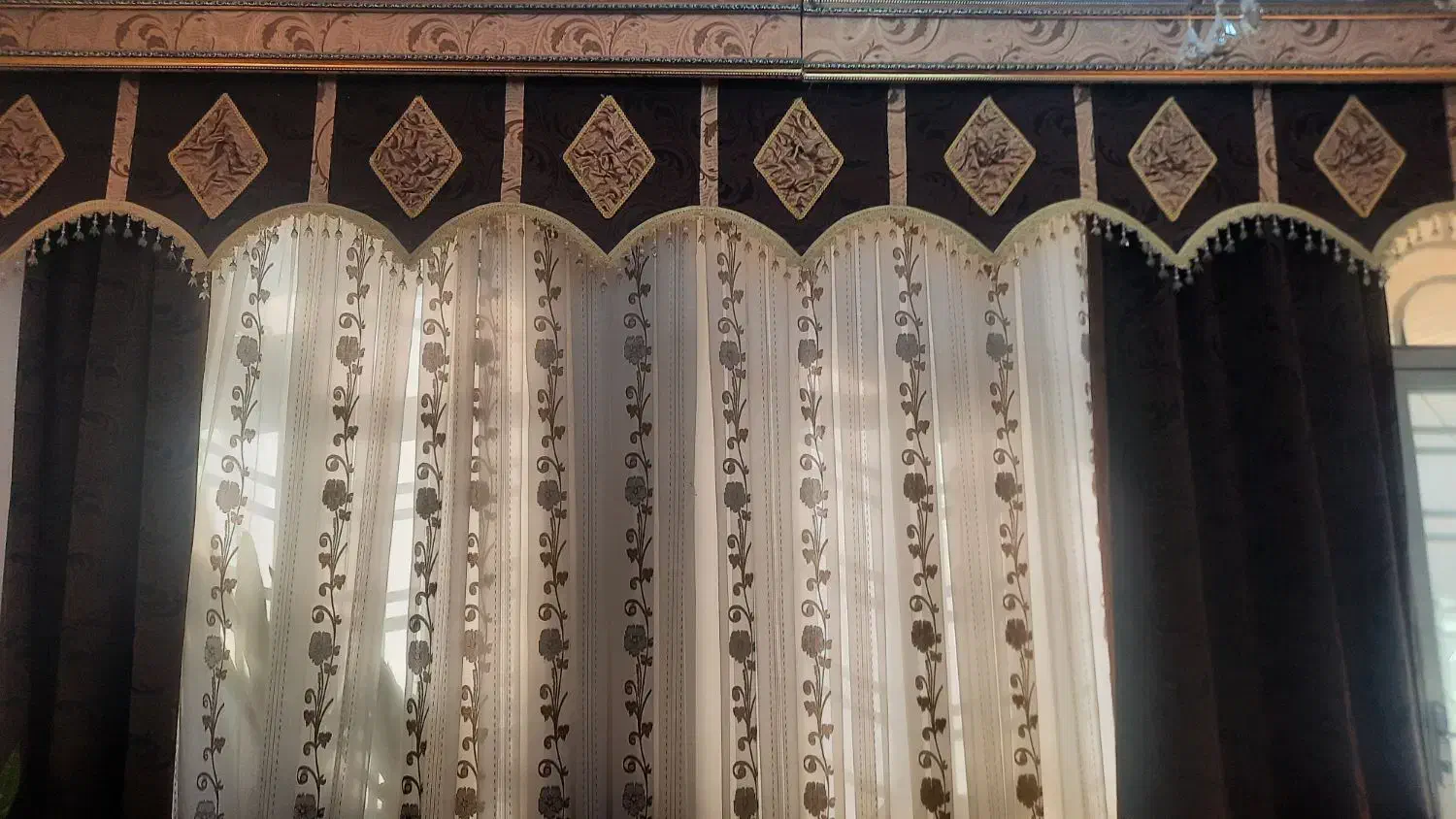 پرده سالن|پرده، رانر، رومیزی|فسا, |دیوار