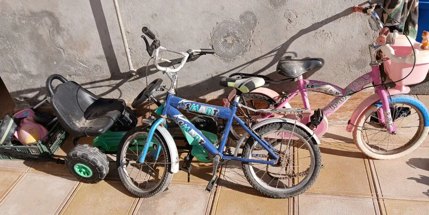 دو عدد دوچرخه و یک چهارچرخه در حد نو|دوچرخه، اسکیت، اسکوتر|تربت جام, پاسداران|دیوار