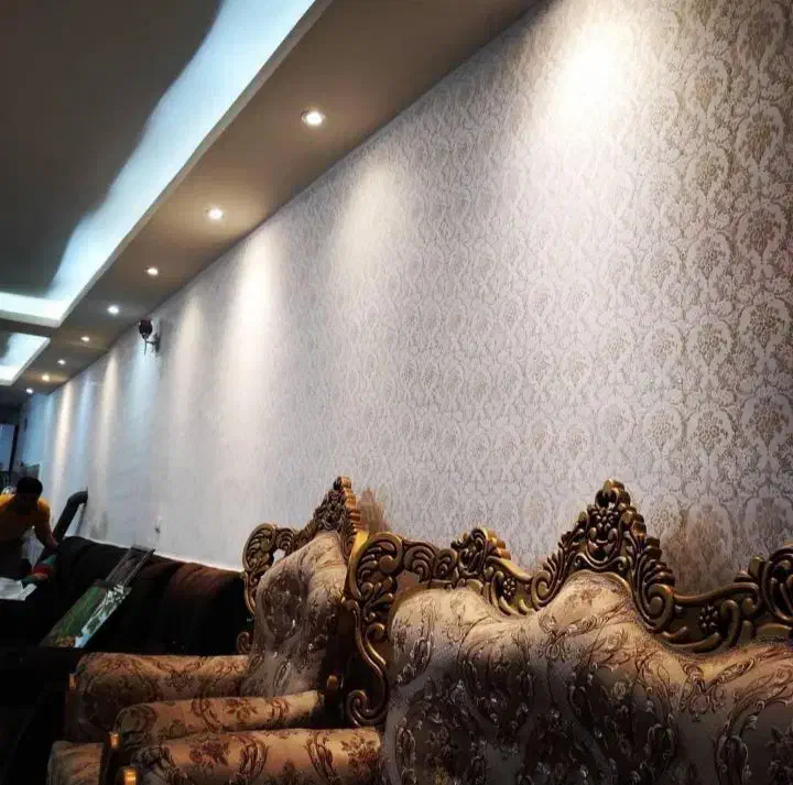 طرح کاغذدیواری بارنگ ونقاشی ساختما|خدمات پیشه و مهارت|بندر ترکمن, |دیوار