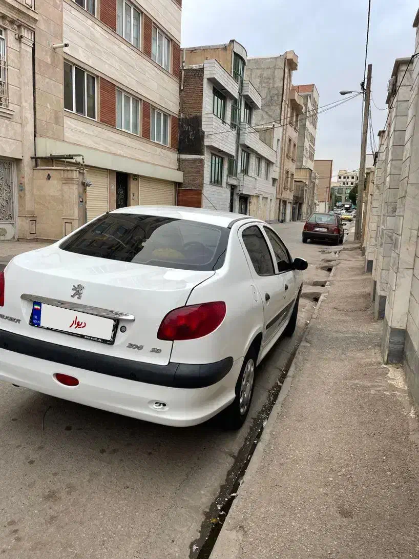 206 SD V8 مدل 98 خانگی|خودرو سواری و وانت|اردبیل, |دیوار