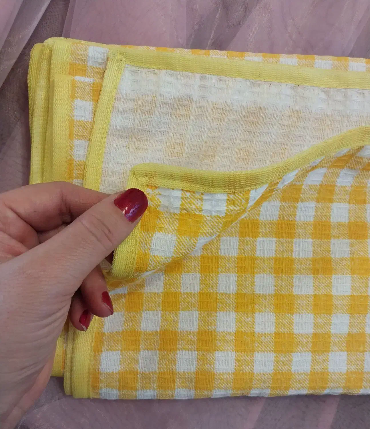 سفره پارچه ای دانتل|سفره، حوله، دستمال آشپزخانه|بهشهر, |دیوار