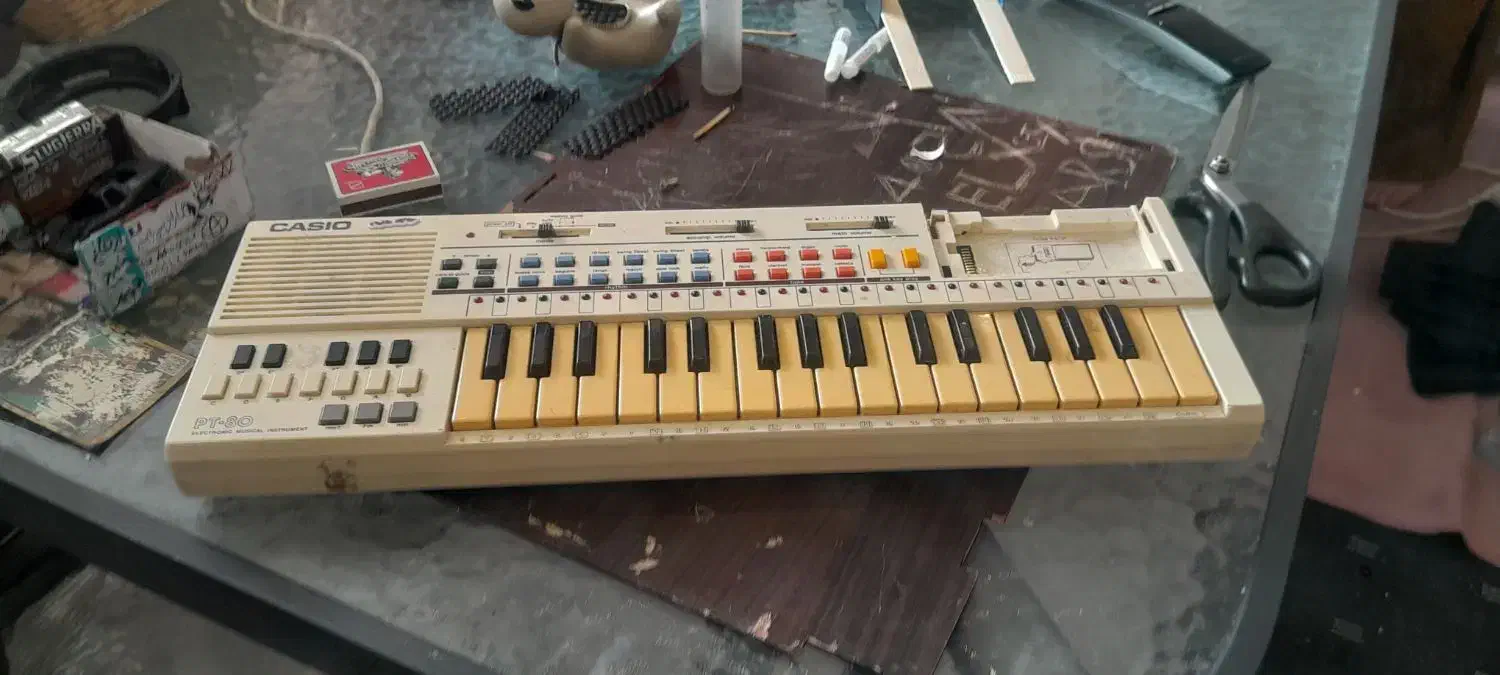 ارگ کاسیو اصل ژاپن عتیقه وکلکسیونی|پیانو، کیبورد، آکاردئون|دماوند, دماوند|دیوار