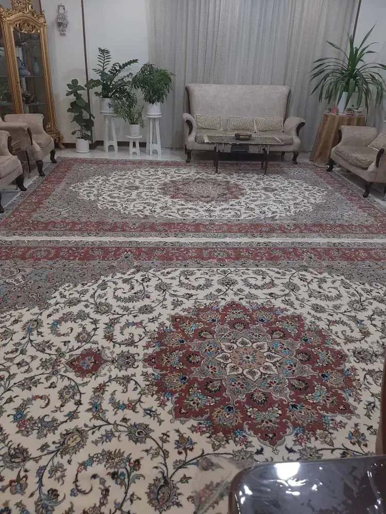 فرش دستبافت گل ابریشم کاشان|فرش|تهران, ولنجک|دیوار