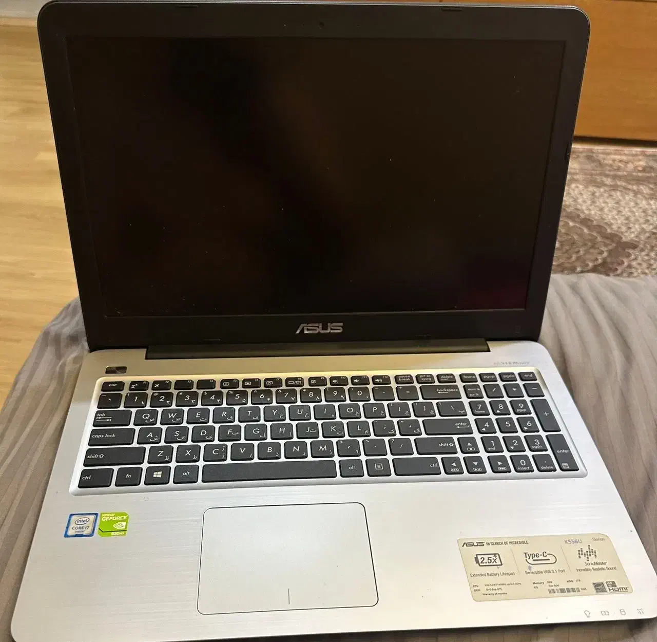 لپتاپ ایسوس asus k556 i7|رایانه همراه|تهران, شهرک محلاتی|دیوار