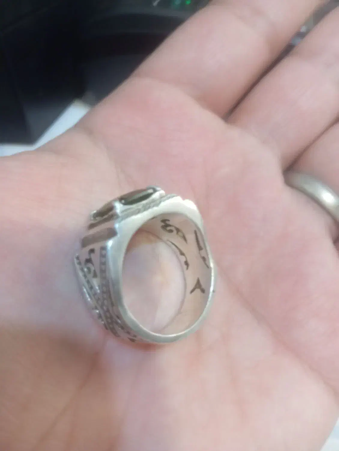 انگشتر نقره ( کار دست ) جواهر|جواهرات|تهران, اختیاریه|دیوار