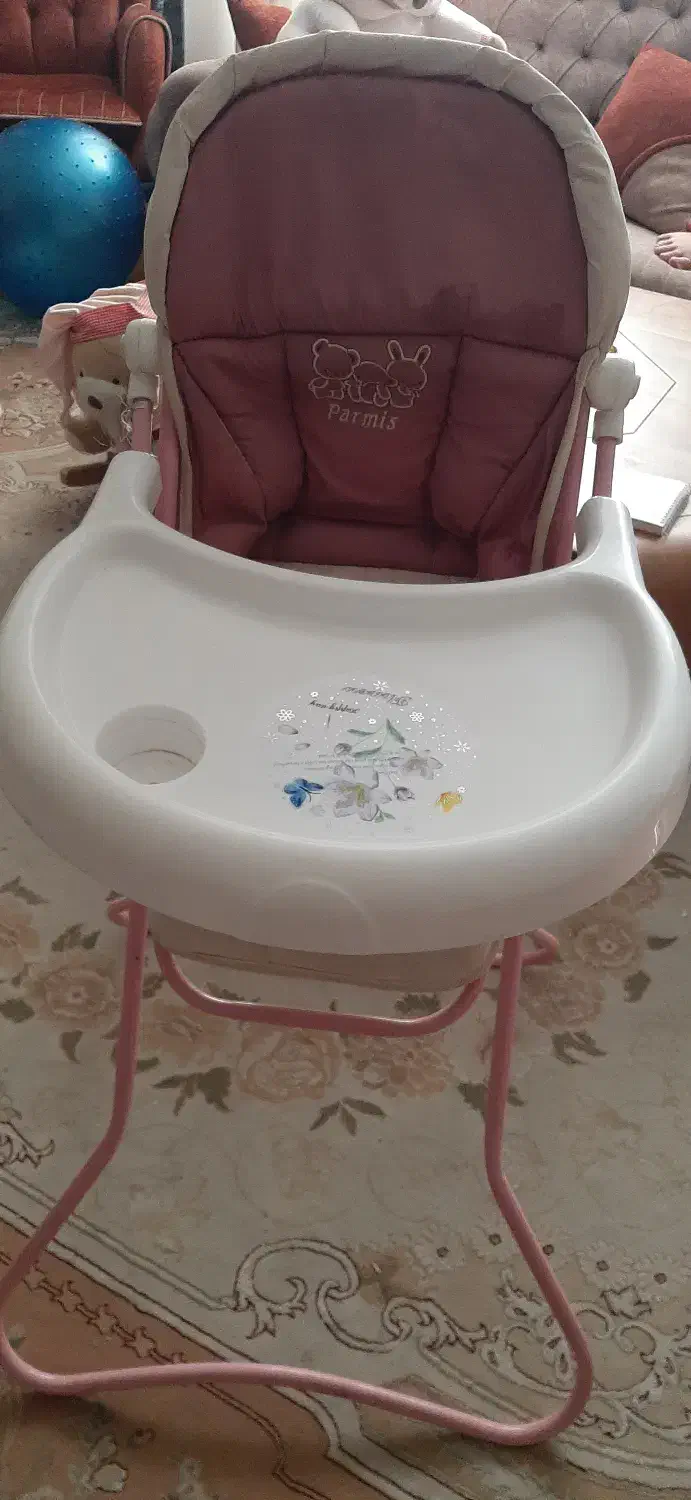 میز غذاخوری، گهواره میلاد رنگ صورتی، ماشین شارژی|میز و صندلی غذاخوری|کرج, شهرک جهاننما|دیوار