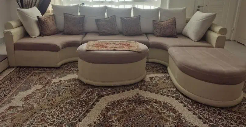 مبل ال راحتی|مبلمان خانگی و میز عسلی|قائن, |دیوار