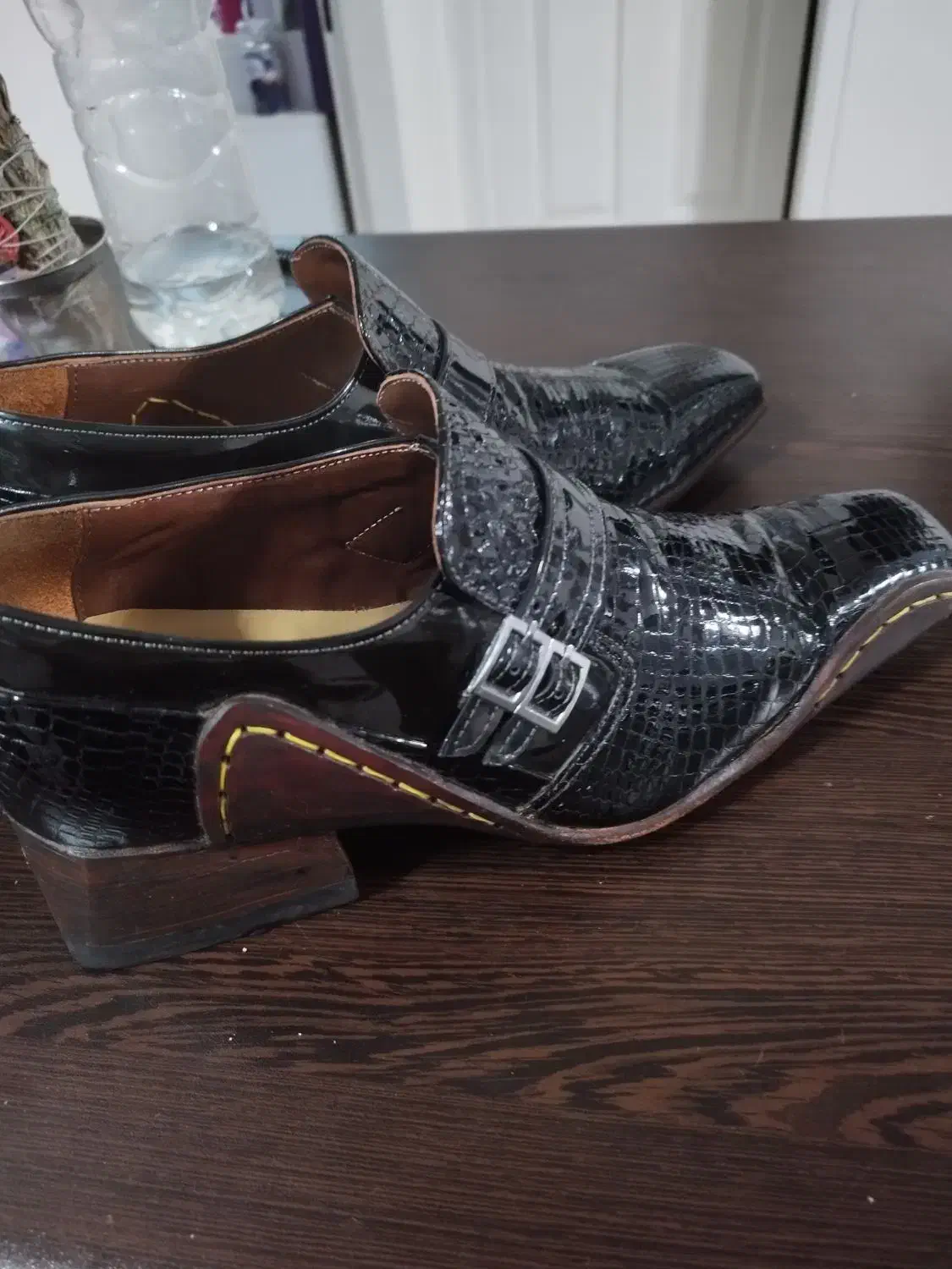 کفش چرم اعلا مجلسی|کیف، کفش، کمربند|ایلخچی, |دیوار