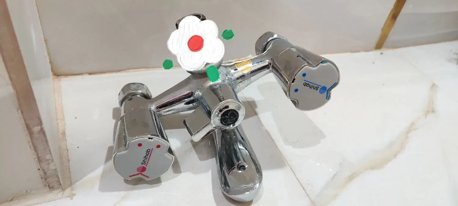 شیرآلات  حمام دستشویی قهرمان|لوازم حمام|قرچک, میرزائی جنوبی|دیوار