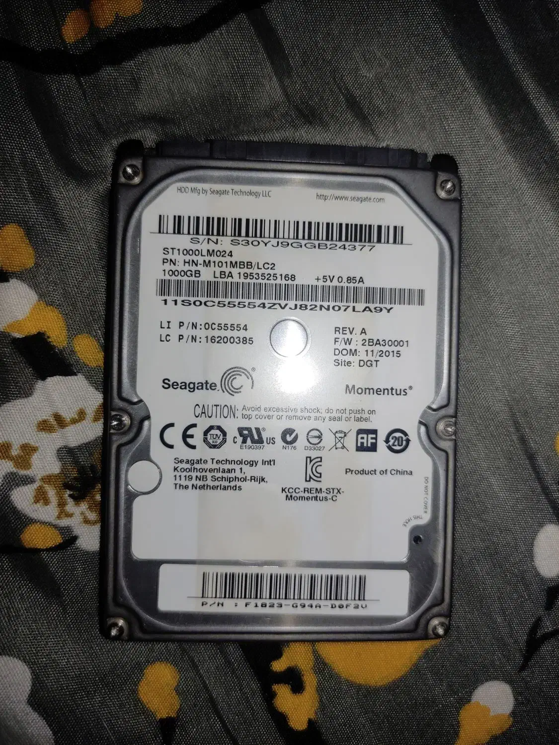 هارد اینترنال لپتاپ سیگیت|قطعات و لوازم جانبی رایانه|کرج, گلشهر|دیوار