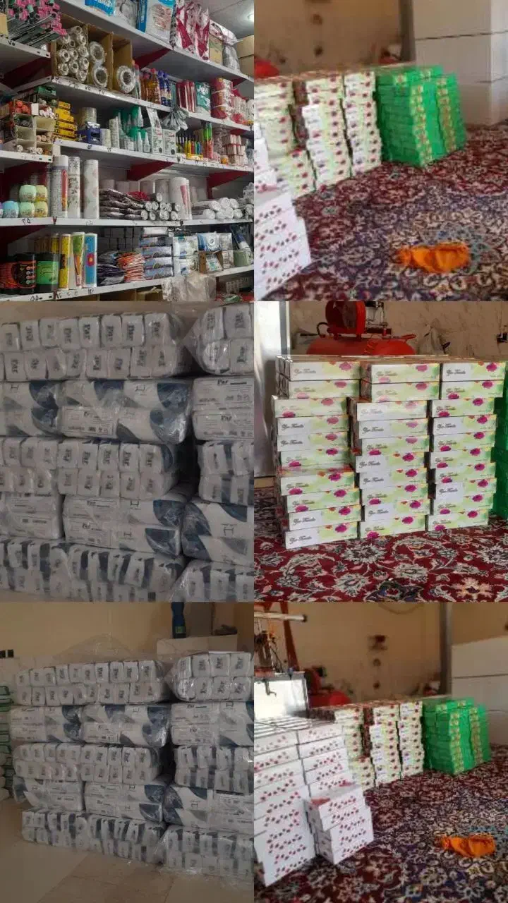 فروش ویژه دستمال کاغذی|مواد شوینده و دستمال کاغذی|فلاورجان, |دیوار