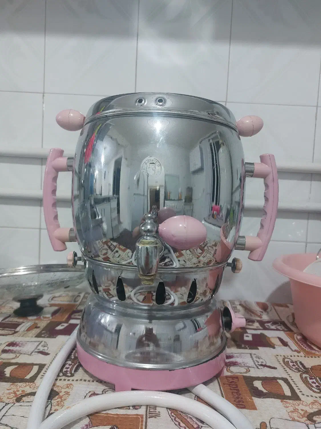 سماورگازی طرح تخم مرغی سالم وبدون ایراد|سماور، چایساز، قهوهساز|سنندج, |دیوار