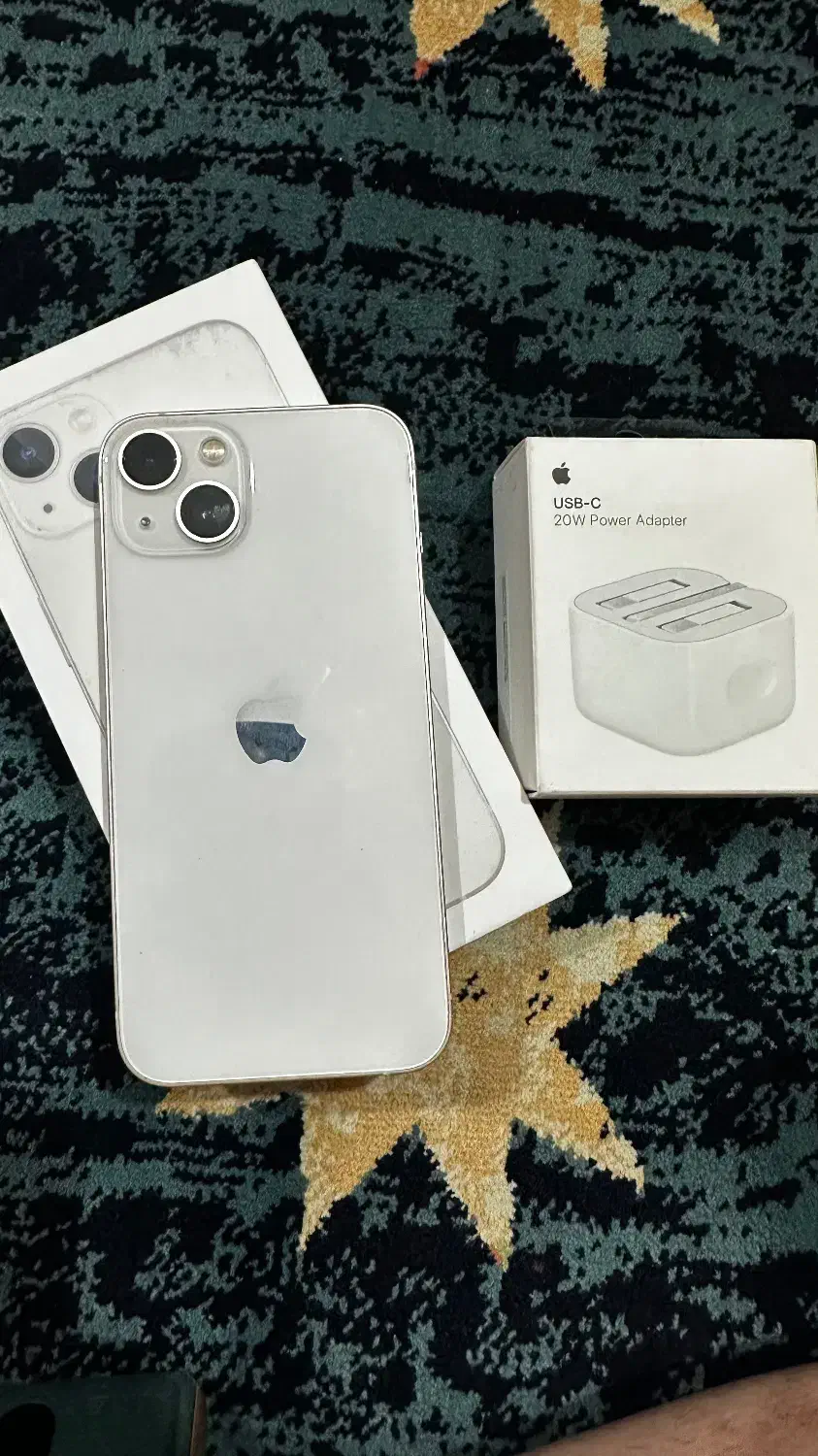 ایفون 13 نرمال سفید 128|موبایل|اهواز, کوروش|دیوار