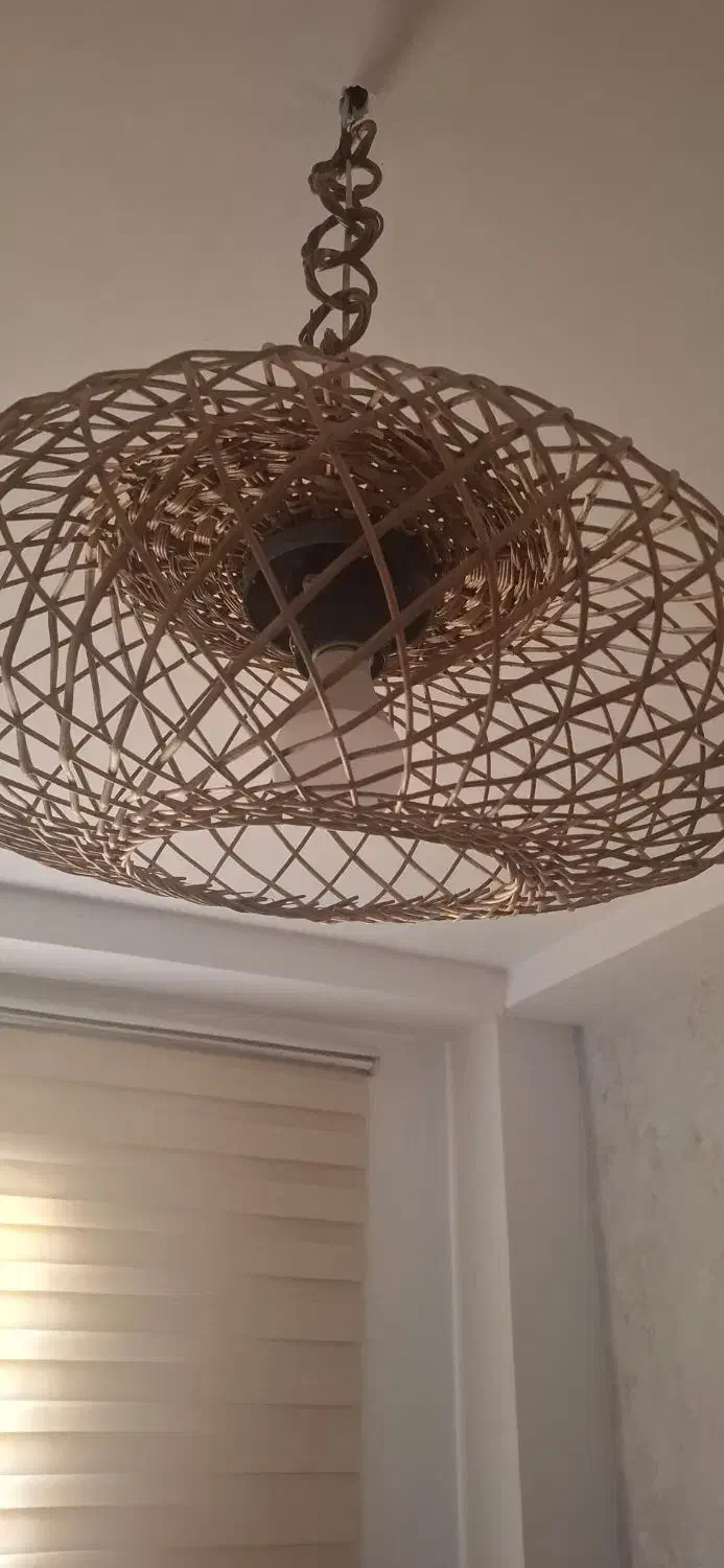 لوستر حصیری|لوستر و چراغ آویز|کرج, کیانمهر|دیوار