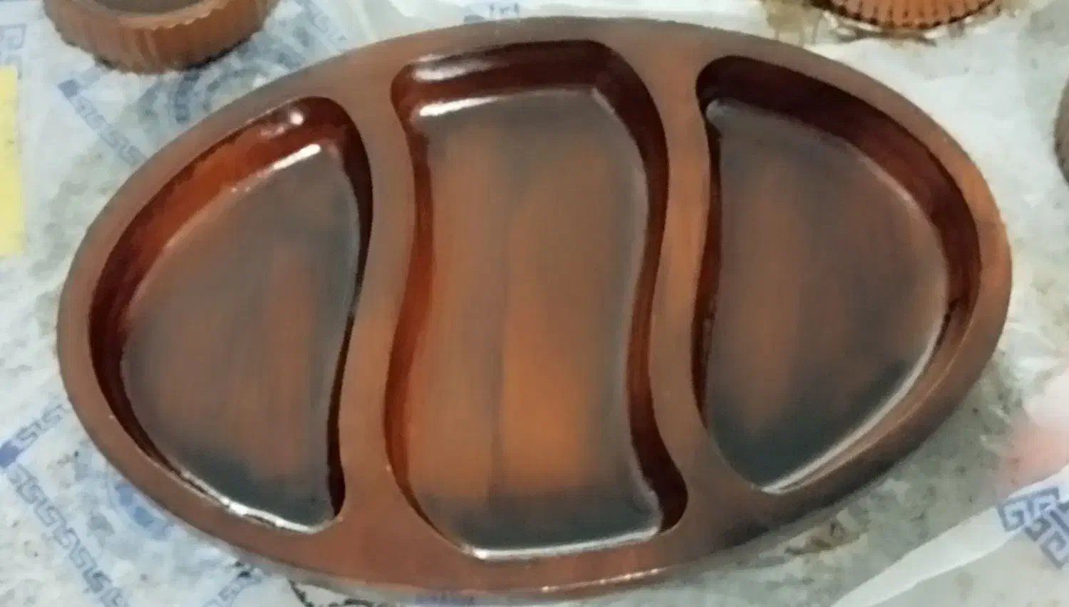 اردو خوری رگه دار طوسی و طرح چوب|صنایع دستی و سایر لوازم تزئینی|بم, |دیوار