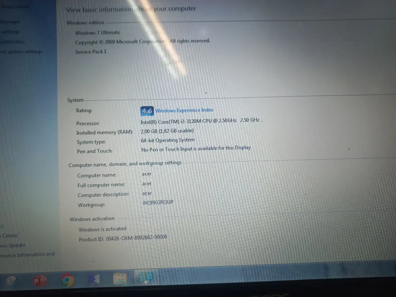 لب تاپ acer دانشجویی/دانشآموزی|رایانه همراه|شیراز, ارم|دیوار