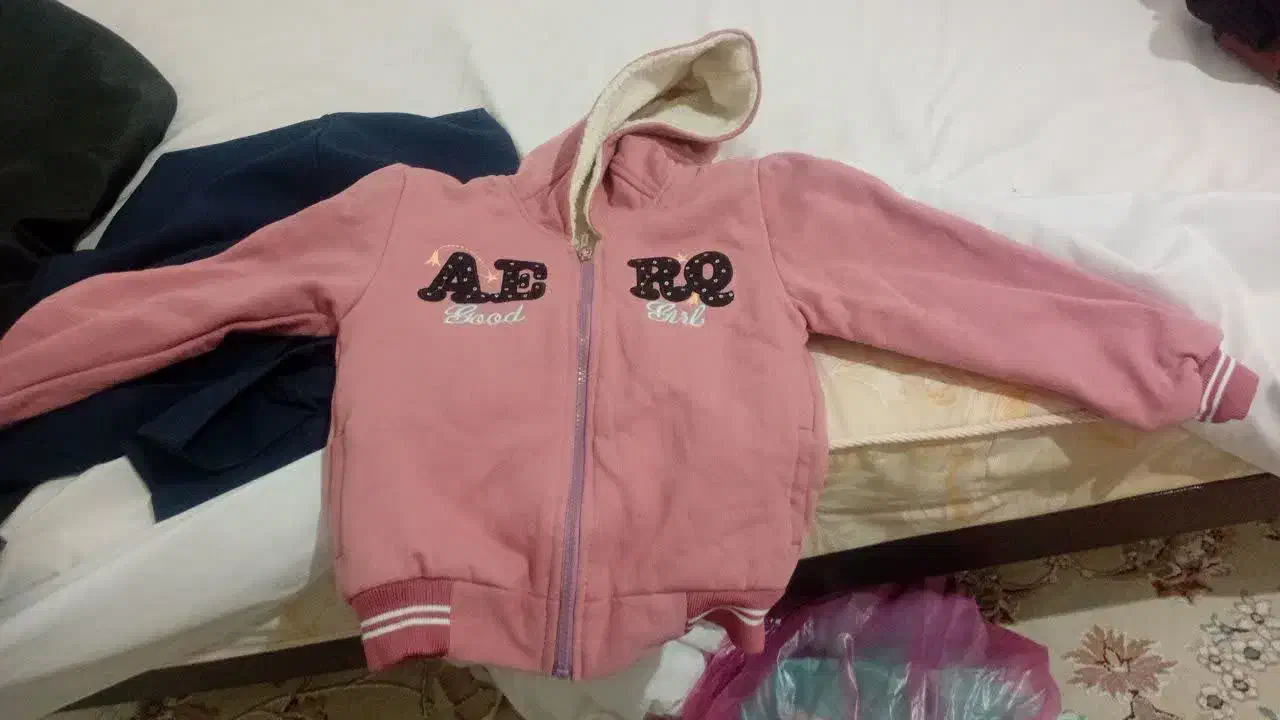 کاپشن تو خز کلاه دار|کفش و لباس بچه|گلبهار, شهر جدید گلبهار|دیوار