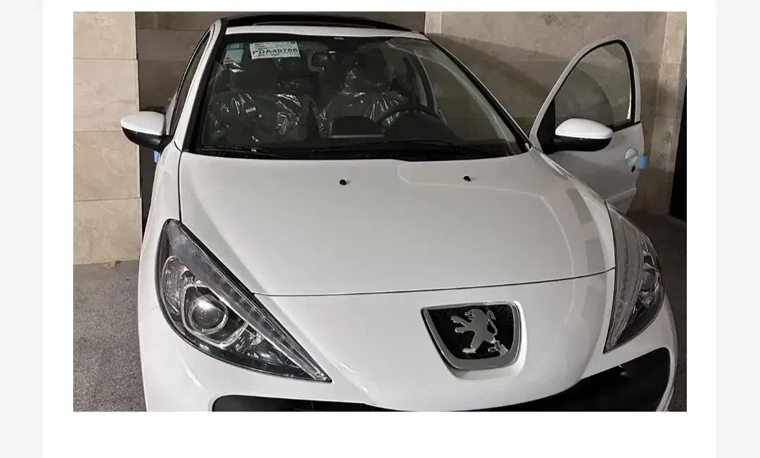 207 پاناراما سقف شیشه صفر خشک ۴۰۲ فول|خودرو سواری و وانت|اهواز, گلستان|دیوار